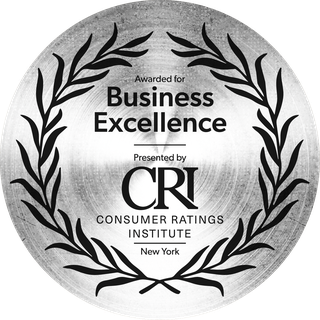 Consumer Ratings Institute Business Excellence insignia