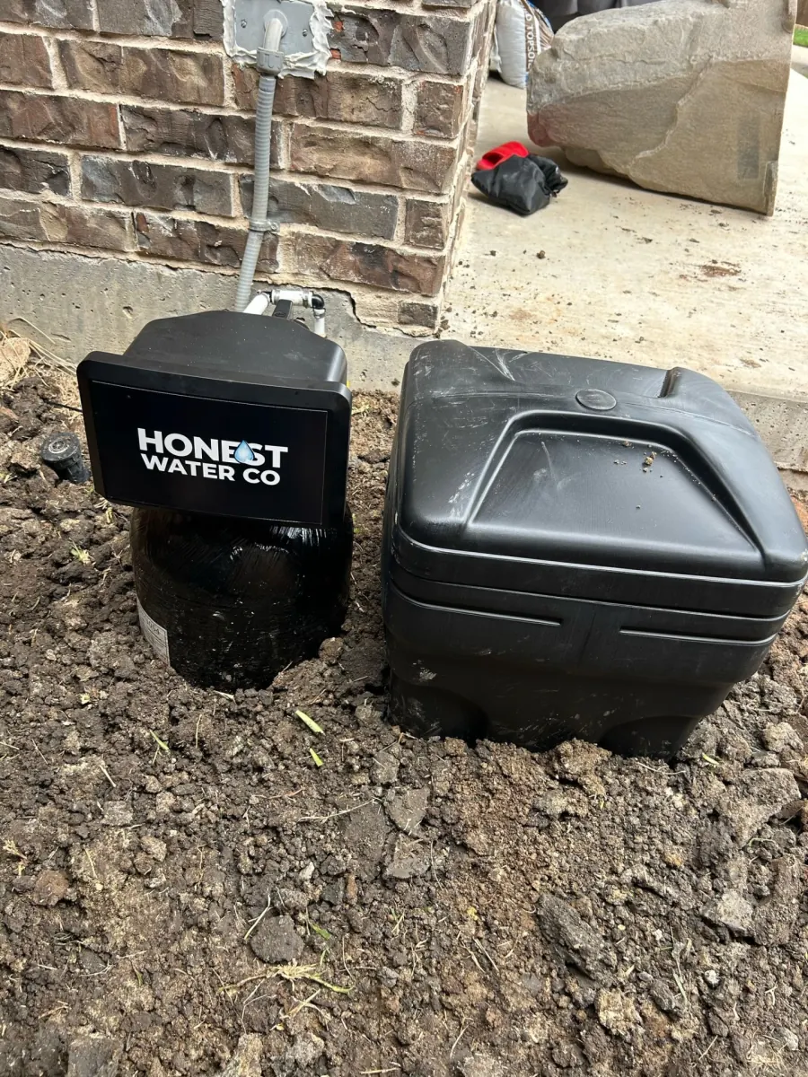 Dual-tank softener and carbon filter setup for a large family home in Lawrenceville GA