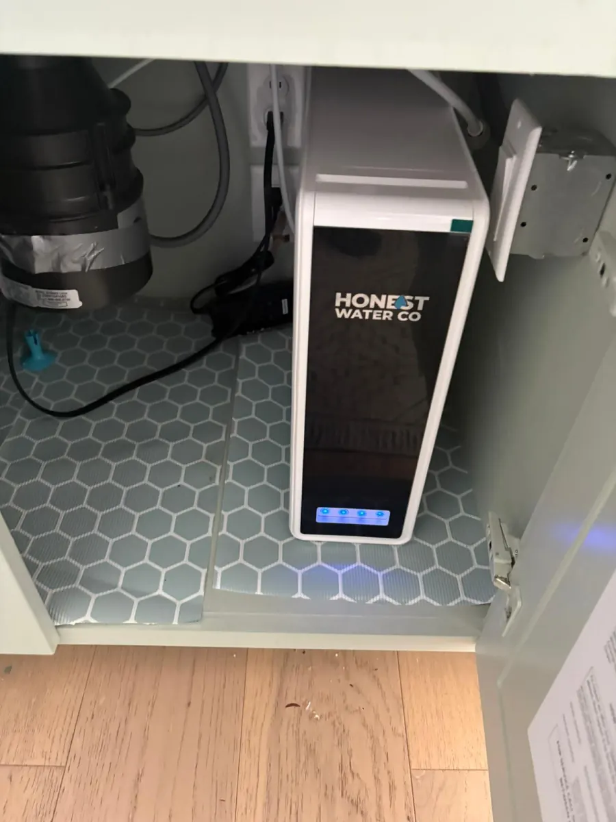 Iron and sulfur removal system installed on a Jackson County private water line
