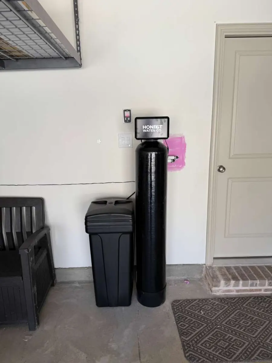 Honest Water Of Georgia complete water treatment system - softener plus carbon filter - in an Alpharetta home