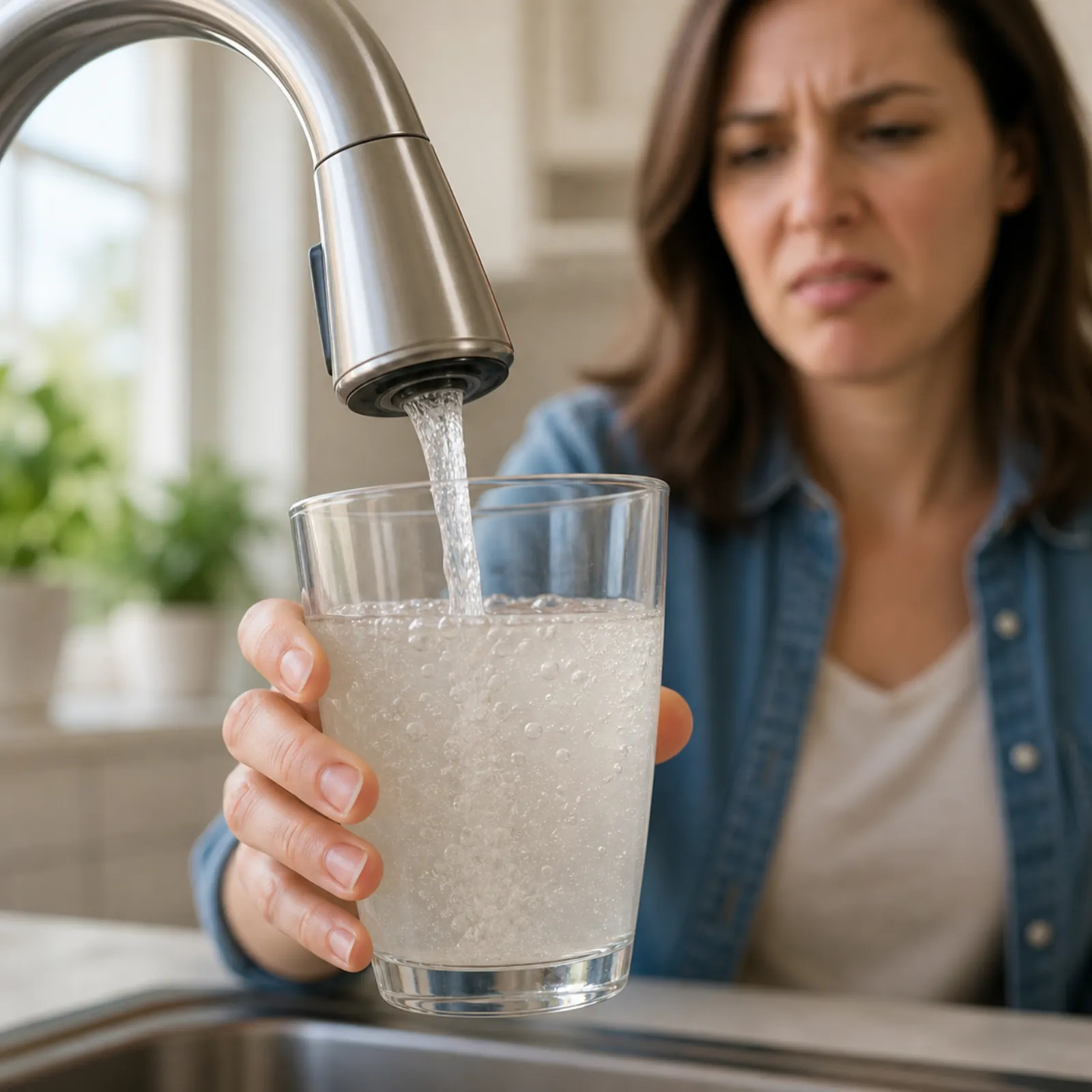 Water that doesn't smell or taste right