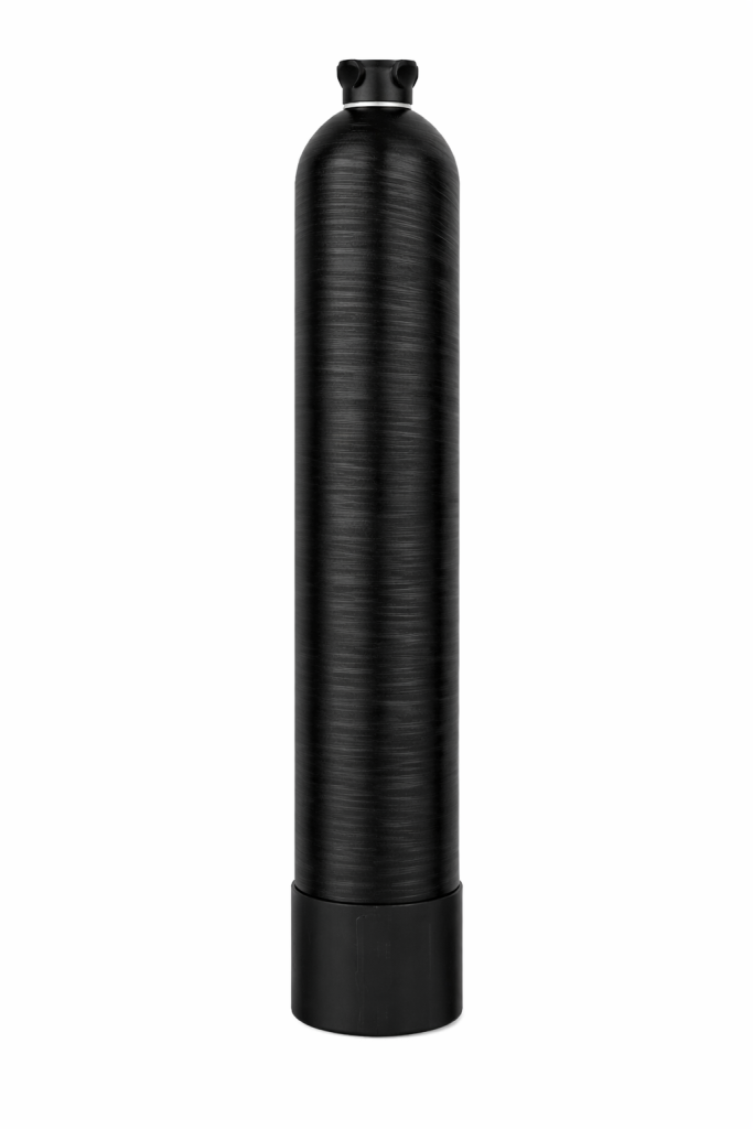 Salt-free whole-home water conditioner tank with mineral transformation media